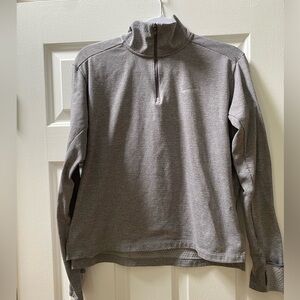 Gently used Grey Nike Dri-Fit pullover jacket